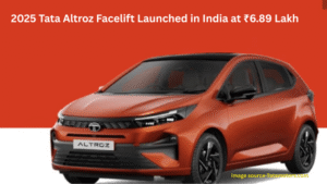 2025 Tata Altroz Facelift Launched in India at ₹6.89 Lakh